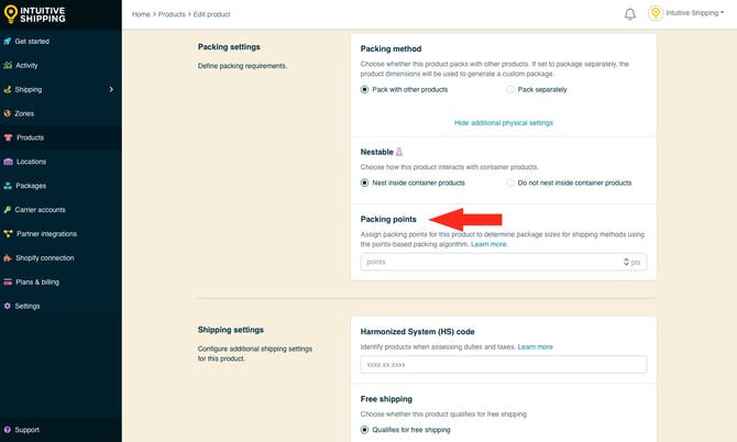 IS - Products - Packing Points
