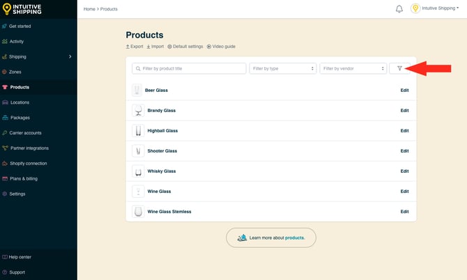 IS - Products - Products Filter