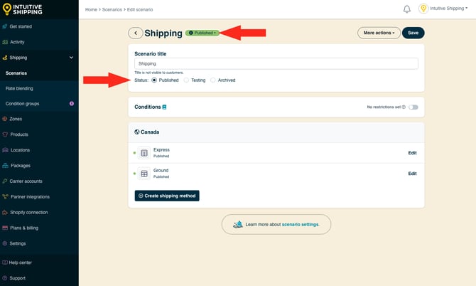 IS - Scenario - Status Reference