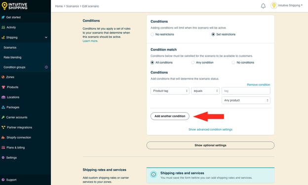 IS - Scenarios - Add Another Condition
