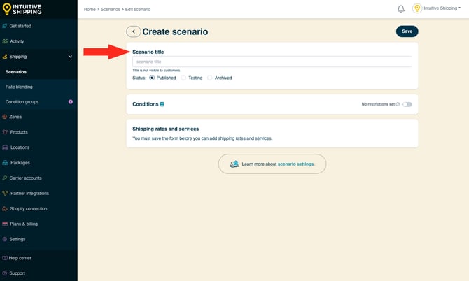 IS - Scenarios -  Scenario Title