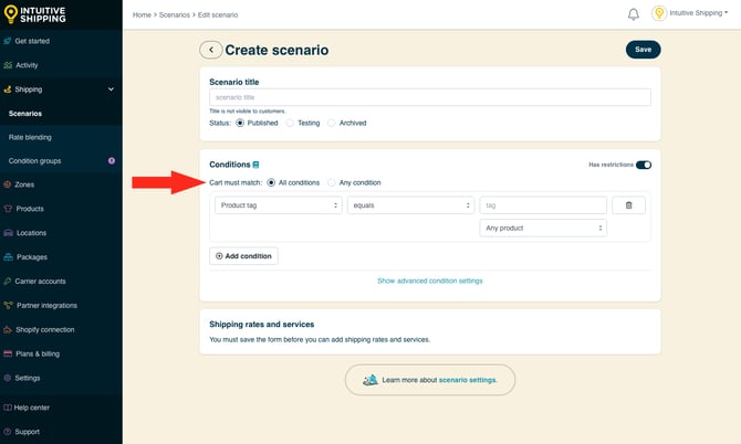 IS - Scenarios - Cart Must Match