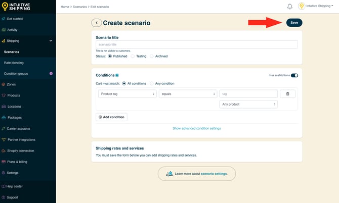 IS - Scenarios - Save