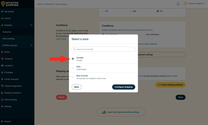 IS - Scenarios - Select Canada Zone-1