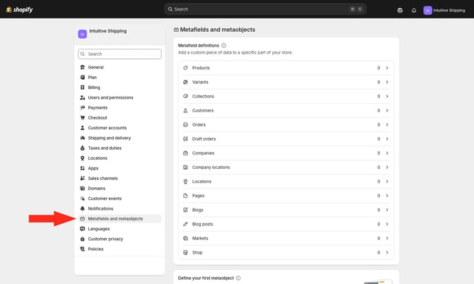 IS - Shopify - Metafields and Metaobjects