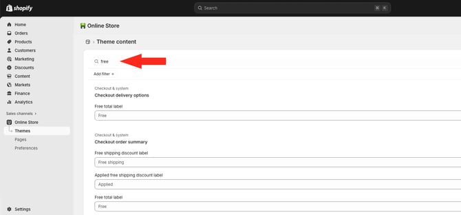 IS - Shopify - Theme Search Free