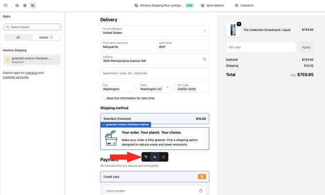 IS - Shopify Theme Editor - Banner Up Down