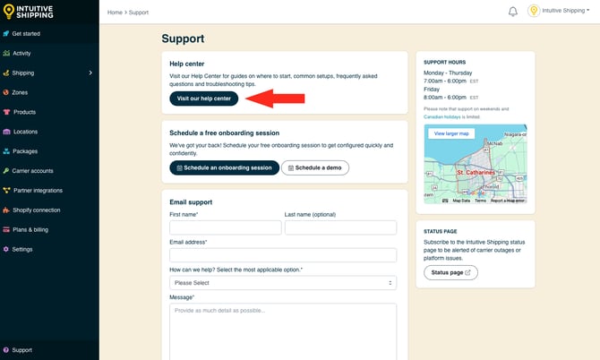 IS - Support - Visit Help Center
