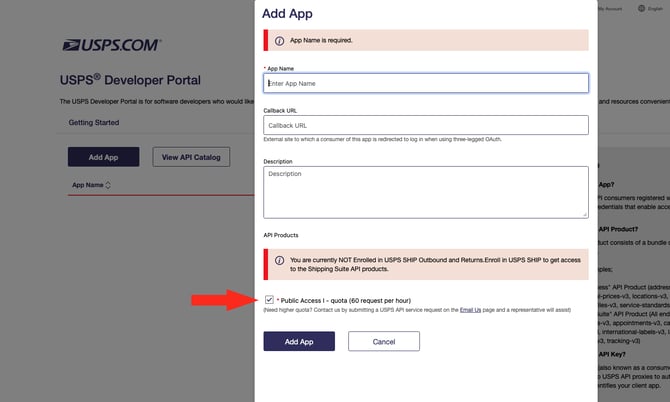 IS - USPS - Public Access