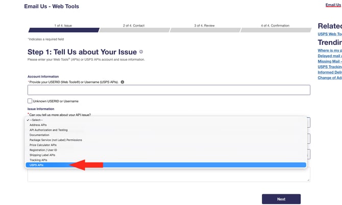 IS - USPS - USPS APIs