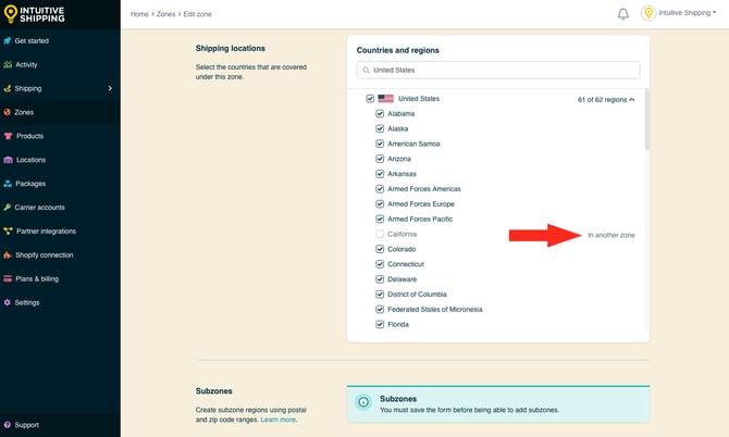 IS - Zones - California In Another Zone
