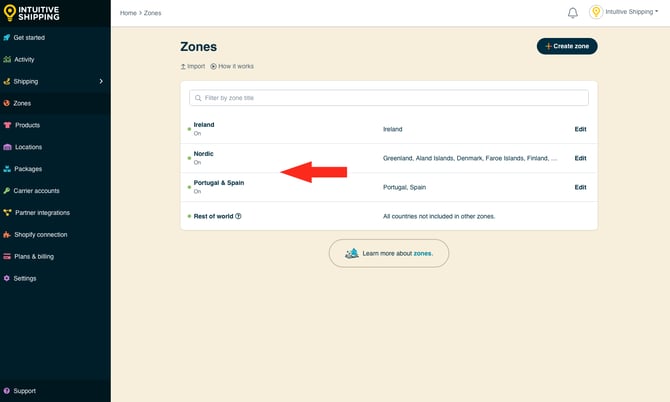 IS - Zones - Multiple European Zones