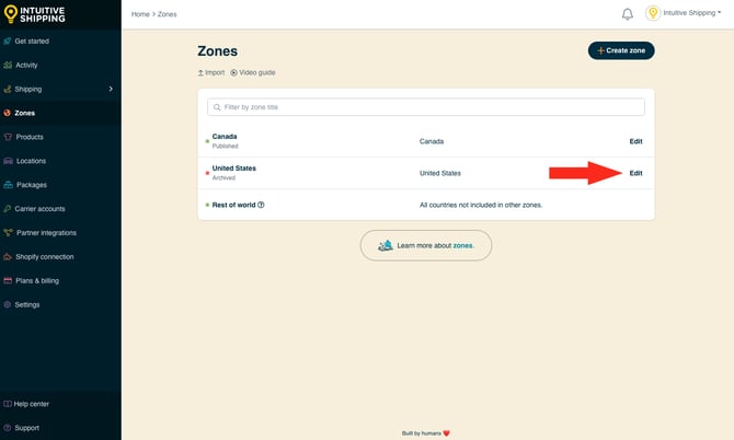 IS - Zones - United States Archived Edit