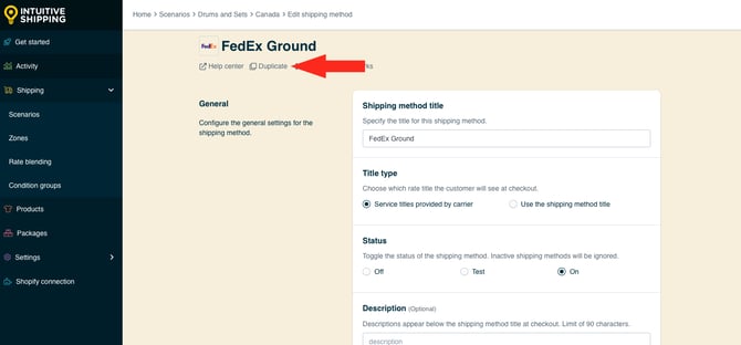 IS HS FedEx Ground Shipping - Duplicate Button