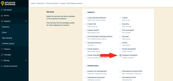IS HS FedEx Overnight Shipping - Services - Select Standard Overnight