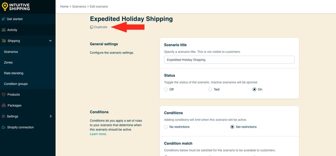 IS HS Scenario -  Duplicate Expedited Shipping Scenario