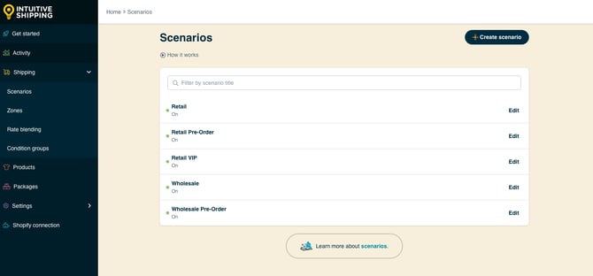 IS HS Scenarios - Sorting - Alphabetical Default